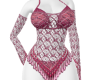 Beaded Swimsuit Pink