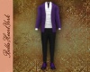Purple Full Suit +Shoes