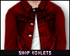 V| Casual Jacket Red