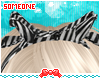 .:S:. Zebra Bow Headband