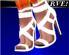 LRC Quincey White Heels