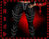LEATHER CHAINS PANTS RLL