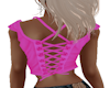 S4E Pink X Back Top