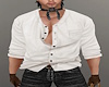 White Western Shirt~M