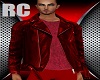 RC RED LETHER JACKET