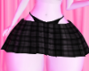 Plaid Skirt - Black Req