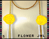 S|Flower Necklace Yellow