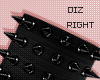 !!D Ankle Spike Black R
