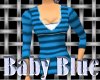 striped top: baby blue