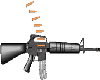 Animated M16 gun