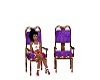 DL}Child purple chairs