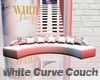 White Curve Couch