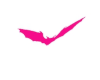 pink flying bats