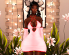 xN! PINK HEART DRESS ML