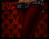 [CJ] Skinny Jeans red