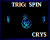 Blue Toxic Spinner