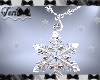 Slvr Snowflake Necklace
