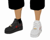 black white shoes