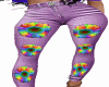 S! Rainbow Daisy Jeans