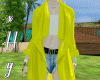 M' Yellow Belted Cardi