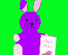 Easter Bunny W/ Hallmark