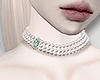 ✧ Green Pearl Necklace