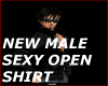 NEW MALE SEXY OPEN SHIRT