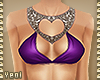 [Y] purple heart top