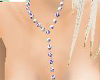 White/blue necklace