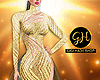*GH* Golden Striped Gown