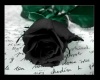Black rose rug