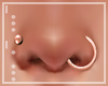 :Rose Gold Nose Piercing