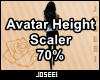 Avatar Height Scale 70%