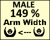 ARM Scaler 149% Male