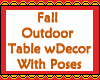 Pumpkins Outdoor Table 