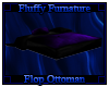 Fluffy flop ottoman