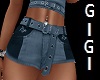 GM Belted short Blue 2
