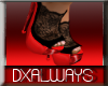 @Dx@ Laced Heels Red
