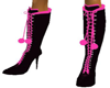 Black Boots Pink