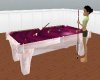 pink marble pool table