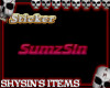 SumzSin Sticker