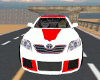 Toyota Camry White n Red