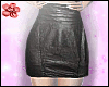 Mimi Black Leather Skirt