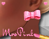 <P>Earrings I Pink Bow