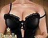 D| Black Lace Corset