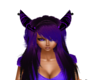 ~nat~purple &blk foxears