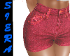 Shorts Red Jeans
