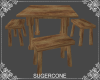 [SC] Wooden Table Set
