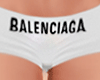 Shorts White Balenciag@