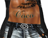Coco belly tattoo male